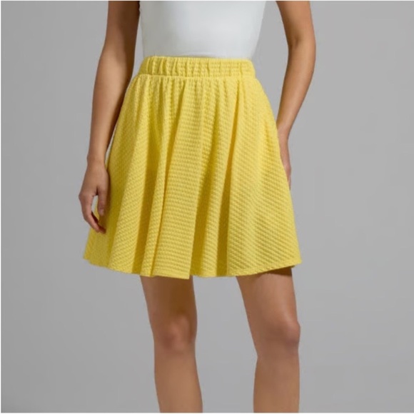 Modcloth Dresses & Skirts - NWT Modcloth Winner's Circle Skater Yellow Skirt Size Small